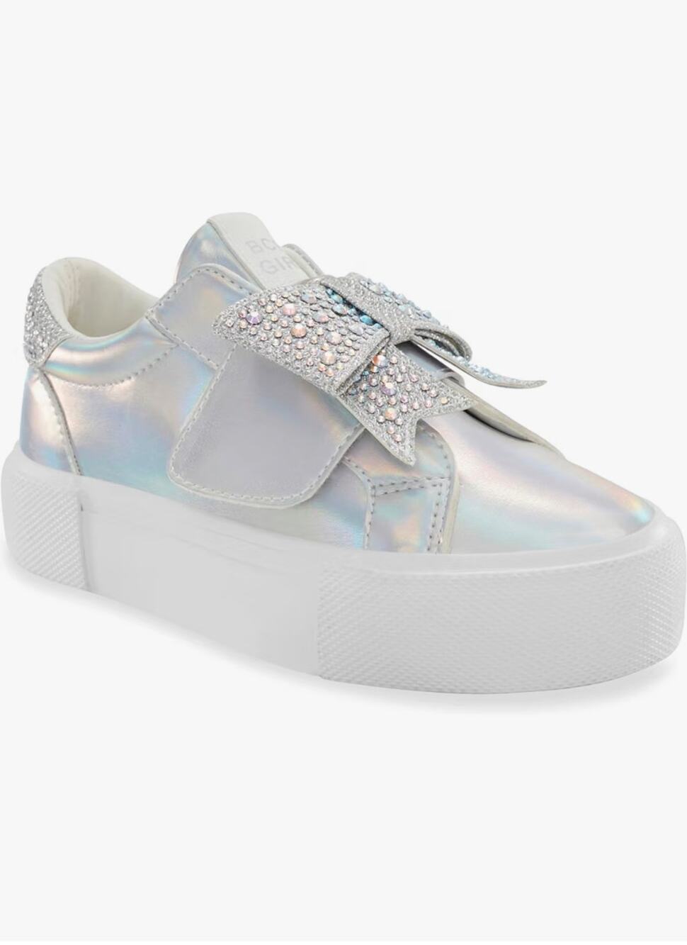 BCBG Kids, Pharaoh, Silver Rhinestone, Size 4